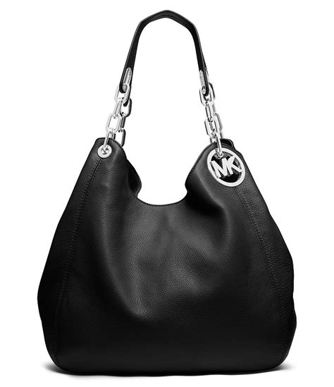 michael kors fulton hobo|Fulton Large Logo and Leather Shoulder Bag .